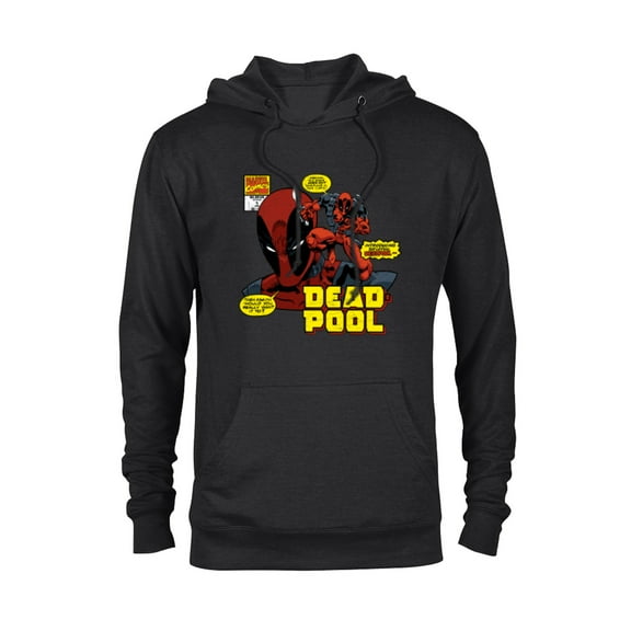 Marvel Deadpool Comic Art - Pullover Hoodie for Adults - Customized-Black