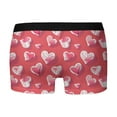 thumbnail image 4 of Zshosam Men's Boxer Briefs Athletic Compression Quick Dry Underwear Boxers for Men(Pink,M), 4 of 5