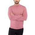 thumbnail image 4 of X RAY JEANS Mens Mock Neck Sweater Pullover, Dusty Mauve, M, 4 of 10