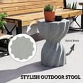 thumbnail image 4 of Outsunny Tabouret de Jardin Décoratif en Spirale Table d'Appoint Support pour Plante, 4 of 10