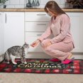 thumbnail image 3 of Christmas Kitchen Rug Sets 2 Piece Christmas Snowflake Gnomes Short Kitchen Rugs and Mats Non Slip Rugs for Kitchen Floorfor Farmhouse Door (47x17+30x17 Inches), 3 of 6