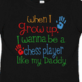 thumbnail image 4 of Inktastic Chess Player Like Daddy Boys or Girls Toddler T-Shirt, 4 of 5