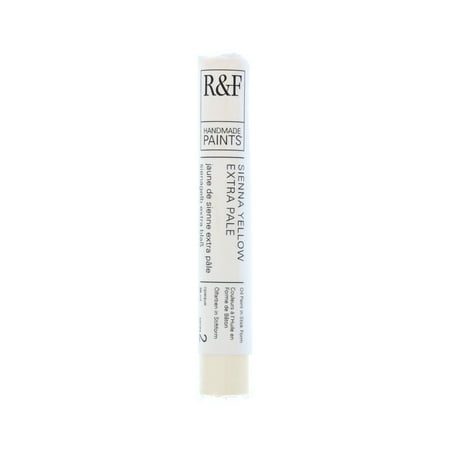 UPC: 0836943005099 | R&F Handmade Paints Pigment Stick  38ml  Sienna Yellow Extra Pale
