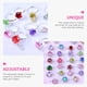 thumbnail image 2 of 36pcs niños anillo de anillo anillos de nudillo ajustables anillos de los dedos anillos de vestir en caja, 2 of 4