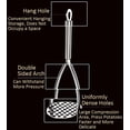 thumbnail image 3 of Home Kitchenware, Stainless Steel Potato Grinder, Masher, Crusher, Kitchen Cooking Tools, 3 of 7