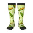 thumbnail image 2 of Lsque Fresh Corn Printed Crew Socks Men's Women's LightWeight Thin Casual Calf Socks ,Knee High Socks,Cotton Socks, 2 of 9