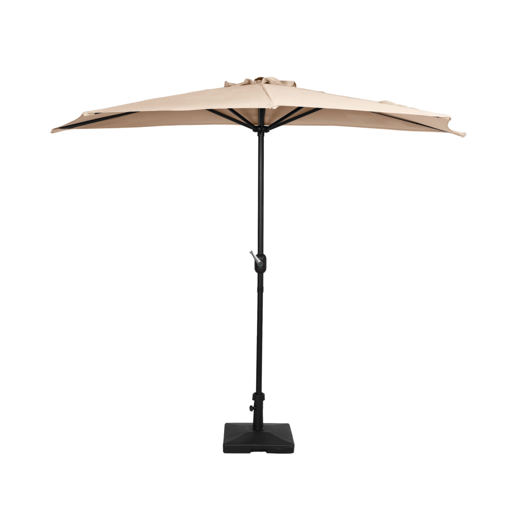 33lb Heavy-Duty Free Standing Resin Umbrella Stand COBANA Half Round Patio Umbrella Base 