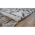 thumbnail image 7 of Traditional Hand Made Moroccan Design New Zealand Wool 4x6 Area Rug | TRD172046, 7 of 7