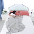 thumbnail image 5 of PiccoCasa 2Pcs 300 Thread Count Cotton Oxford Pillowcases, Soft Pillow Shams, King(20"x36"), Coral Color, 5 of 8