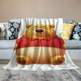 thumbnail image 2 of YANMS Blanket Cartoon Embroidered Sherpa Blanket Plush Warm, Suitable for Couch, Sofa, Bed (), 2 of 6