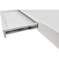 thumbnail image 2 of Pemberly Row Modern Stainless Steel Frame Computer Desk in Chrome/Silver, 2 of 2