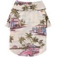 thumbnail image 1 of ATTOE Summer Pet Daisy Hawaiian Beach Plaid Print Shirts Clothes for Dog, 1 of 7