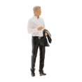 thumbnail image 2 of Mini 1:64 Diorama Hombre con trajes de calle CUTICAT escenario de personas de figura rm, 2 of 8