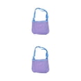 thumbnail image 4 of Inteprter Bolsa de malla conveniente y duradera para juguetes de playa y almacenamiento, bolsa de malla de nailon de amplia aplicación para banda azul púrpura 24*20cm 2Conjunto, 4 of 6