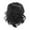 Black, variant on Human Hair Wig Women High Fiber Parting Hair Brazilian Temperature Wig Short Wavy Black Curly wig Headband Wigs