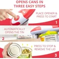thumbnail image 4 of Kitchen Mama Electric Can Opener Automatic Hands Free Smooth Edge Red, 4 of 5