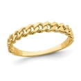 thumbnail image 1 of 14K Yellow Gold Chain Link Band Ring (size 7), 1 of 5