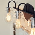thumbnail image 2 of Andrews 3-Light Earth Black Vanity Light, 2 of 5
