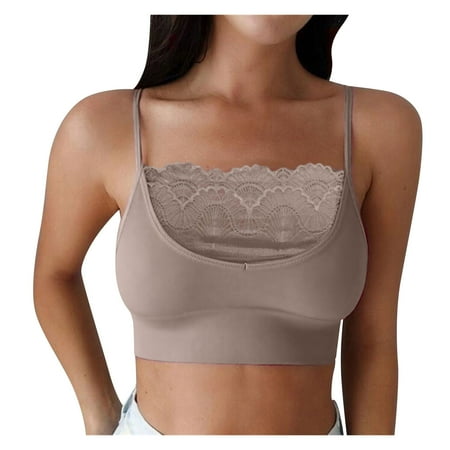 

wendunide pajama set for women Women Strapless Adjustment Rimless Invisible Bralette Push Up Sticky Bras Vest Grey S