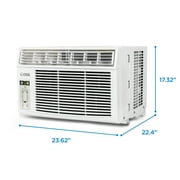 Commercial Cool 10,000 BTU Window Air Conditioner, White, with Remote Control