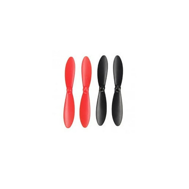 HobbyFlip Propeller Blades Props Rotor Set Main Blades Black and H107-A35 Compatible with Walkera QR Ladybird
