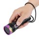 thumbnail image 4 of Soidarity Luz ultravioleta Pequeña ligereza Conveniente Linterna Antorcha Iluminación Usable Camping Senderismo Detector Lámpara Estufas de camping Negro SV51/365 USB+batería Soidarity OD029604-02, 4 of 6