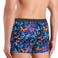 thumbnail image 4 of Rateoe Butterflies Of The Starry Sky Mens Boxer Briefs Poly Spandex Performance Boxer Briefs Underwear Hem Boxer Briefs - X-Large, 4 of 8