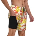 thumbnail image 3 of Haiem Snake Mens Swim Trunks with Compression Liner 2 in 1 Swimming Shorts Stretch Swimwear Quick Dry,Board Shorts-Large, 3 of 9