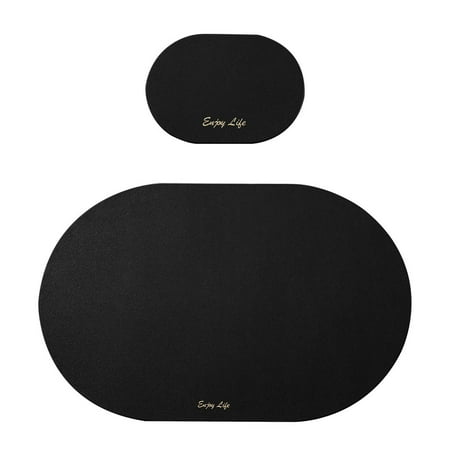 

Dasbsug Oval Outdoor Picnic Placemat Mug Coasters Non-Slip Insulated Bowl Mat Tea Coffee Bar Cup Table Pad Drink Coasters Desk