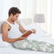 thumbnail image 5 of Balery White Birds Pantalones de pijama para hombre, pijama ultraligero, pantalón de descanso-3X-Large, 5 of 6