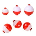 thumbnail image 5 of 10 Pack Bobber Bulk Hard Fishing Float, Fishing Bobbers Floats, Red And White , Red, 45mm 10PCS, 5 of 8