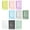 A, variant on 9Pcs Colorful Mini Picture Frames for 3 inch Picture Desktop Photo Frames