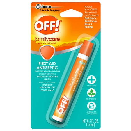 OFF! FamilyCare Bite and Itch Relief Pen, 1 count (Best Natural Mosquito Bite Relief)