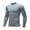 Gray, variant on Clearance! Undershirts for Men, Men's Sports Tights Shaping Compression Quick Dry Stretch Basketball Training Wear Long Sleeve Shirts, Compression Shirt Men, Workout Shirts for Men Black S