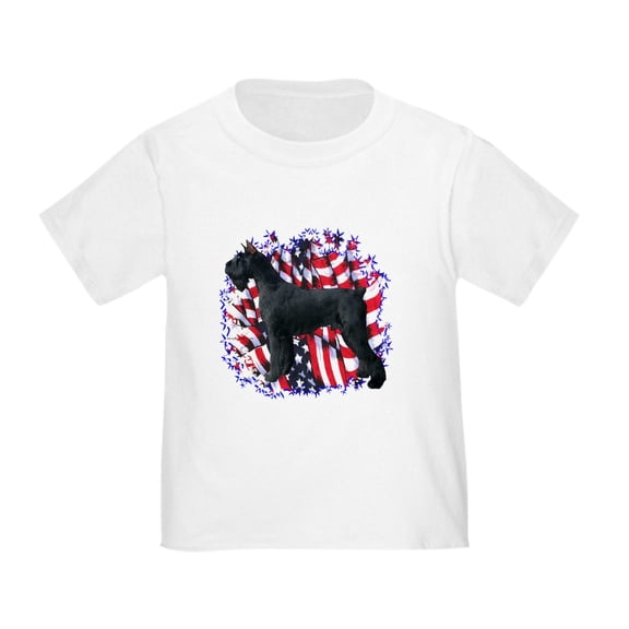 CafePress - Giant Schnauzer Patriot Toddler T Shirt - Cute Toddler T-Shirt, 100% Cotton