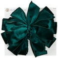 thumbnail image 3 of My Texas House Green Velvet Tree Topper Bow, 28 inch, 3 of 4