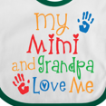 thumbnail image 4 of Inktastic My Mimi and Grandpa Love Me Boys or Girls Baby Bib, 4 of 4