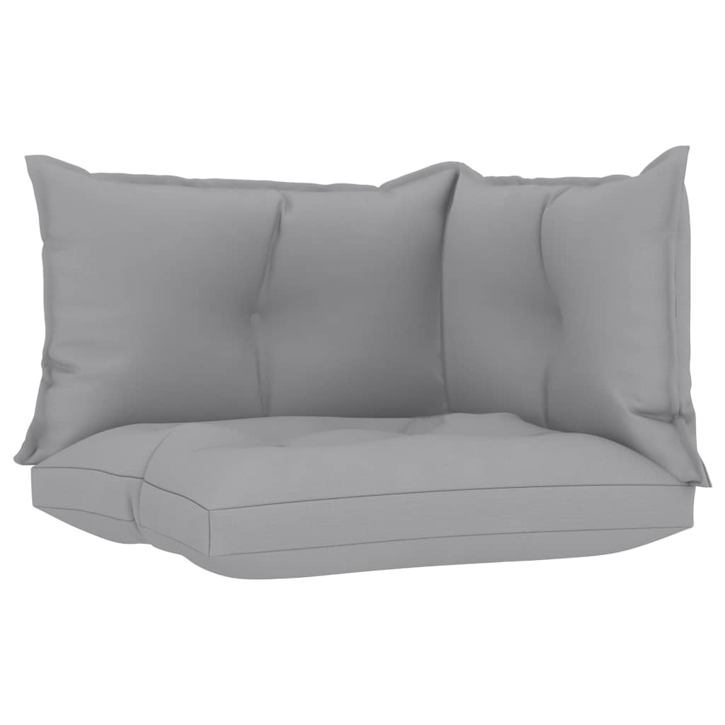 Bevriezen excelleren badminton vidaXL Pallet Sofa Cushions 3 pcs Gray Fabric - Walmart.com