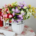 thumbnail image 5 of ZOELNIC 4 Bouquet 28 Heads Artificial Fake Daisy Flower for Home Coffee Shop Wedding Decor, 5 of 9
