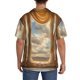 thumbnail image 3 of Fotbe Golden Drapes Pillars Clouds Camisa Estampada de Manga Corta para Hombre, Casual de Verano, Estilo Playero, Sin Arrugas-4X-Large, 3 of 5