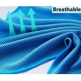 thumbnail image 2 of Cooling Towels for Neck and Face Sweat Workout Towels Camp Towel Ice Towel Soft Breathable Chilly Towel for Yoga, Sport, Gym, Camping, 2 of 9