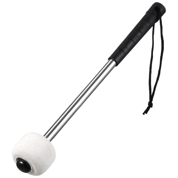 Pawsdot Felt Bass Drum Mallet Multi Stainless Steel Handle for Music Playing