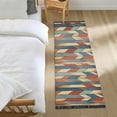 thumbnail image 3 of Yayeee Runner Rug for Bedroom 2'x6' Machine Washable Hallway Non Slip Mat, Beige Geometric, 3 of 8