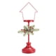 thumbnail image 2 of Adornos navideños de escritorio: candelabros navideños de hierro rojo, artículos de regalo, portavelas de estilo vintage, decoración para escaparates., 2 of 6