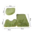 thumbnail image 6 of Pebbuoy 1 Set Toilet Mat Super Soft U-shaped Foot Pad Non-Slip Absorbent Floor Mat for Home Bathroom Decoration, 6 of 7