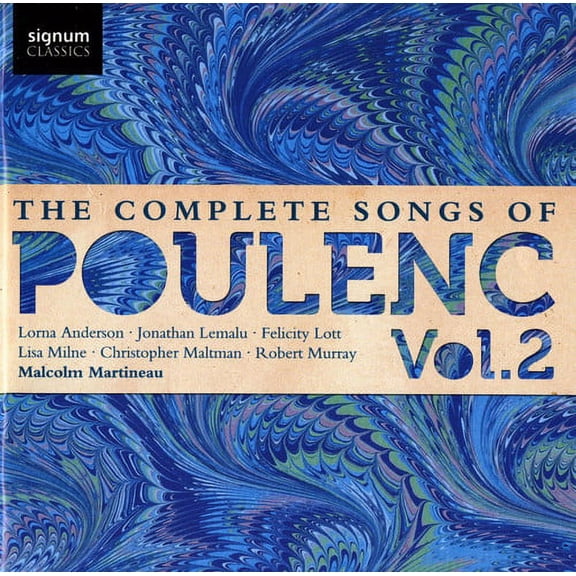 F. Poulenc - Complete Songs 2 - Music & Performance - CD