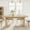 Natural wood color, variant on Studyset 70.8 Inch Oval Dining Table for 6-8 People, Round Dinner Table, Long Large Kitchen Table with Thick Sturdy Wooden Base, Round Dining Room Tables for Kitchen, Living Room