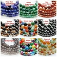 thumbnail image 3 of U8MO 1 Strand Round 4mm 6mm 8mm 10mm 12mm Natural Stone Rock Gemstone Beads Lot-Goldstone-8mm (44~45pcs), 3 of 9