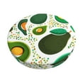 thumbnail image 2 of Lsque Green Avocado Round Bar chair cushion covers Velvet Fabric Premium Comfort Protects from Scratches and Stains for 14-17 Inch Chair- 13 inch, 2 of 7