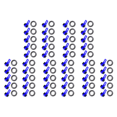 thumbnail image 5 of Guardaanzuelos de pesca para caña de pescar, soportes de seguridad para señuelos (azul), 50 Uds., 5 of 5